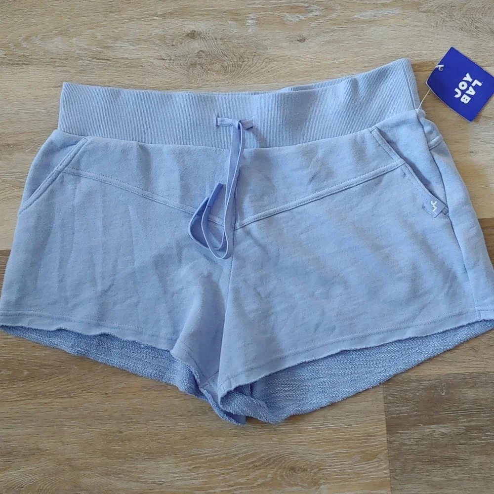 NWT JoyLab Women's Athletic Shorts Blue Size L